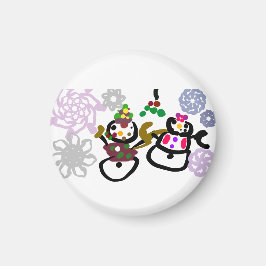 Dansa Snorman och Snökvinna Magnet