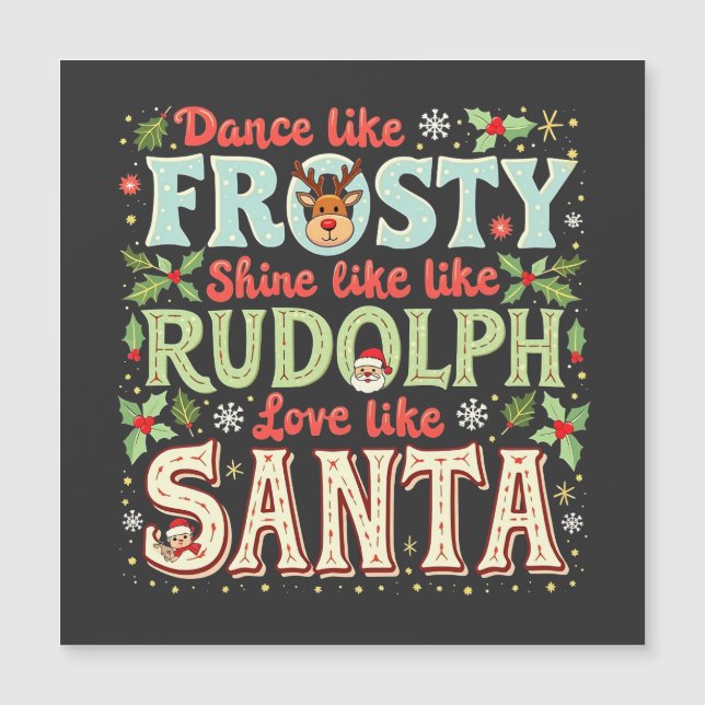 Dansa som Frost Lyser som Rudolf Kärlek  (Framsida)