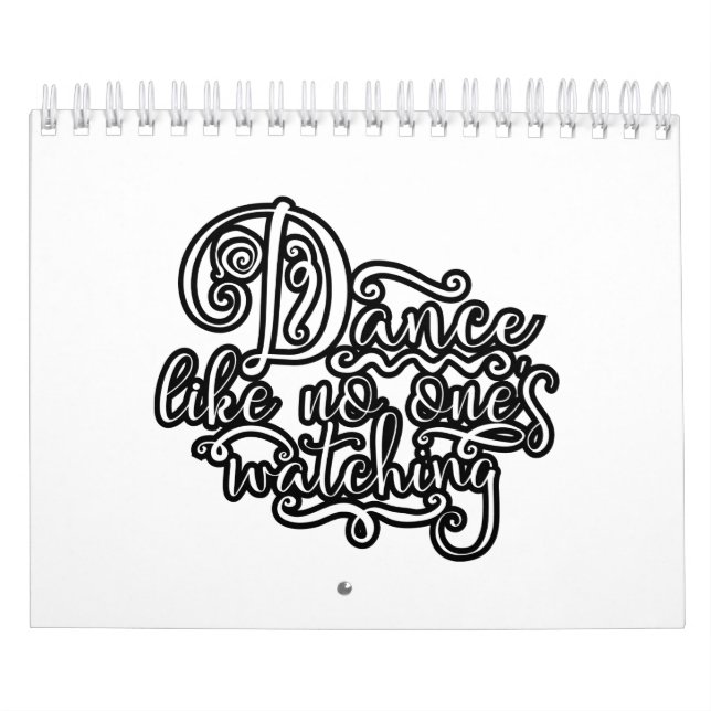 Dansa som om ingen tittar på dansspennan kalender (Omslag)