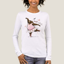 Dansa som om ingen tittar Rolig balettbjörn T Shirt