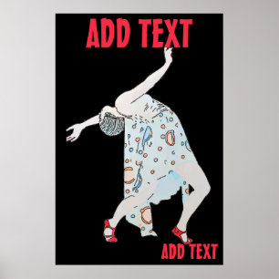 Dansa till Jazz, lägg till text Poster
