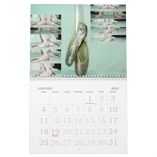 Dansa till och med året: Kalender 2015 (Jan 2026)
