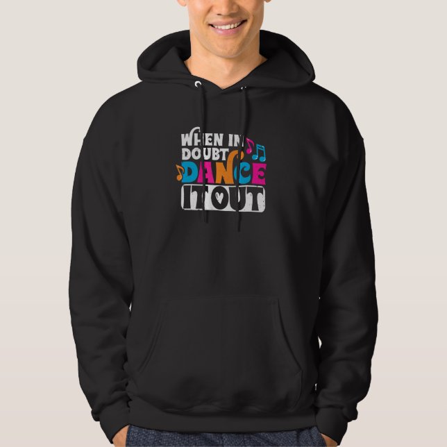 Dansa Ut  Dansare Dansklass Lärare Hoodie (Framsida)