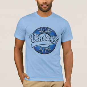 Dansa vintage all stjärnig logotyp T-Shirt