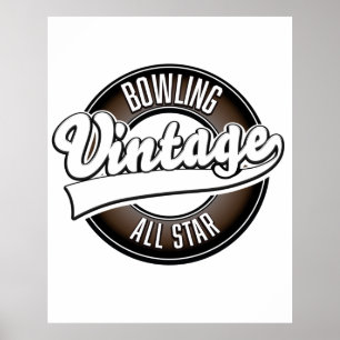 Dansa vintage all stjärnlogotyp poster