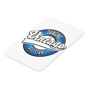Dansa vintage all stjärnmagnet för logotyp magnet