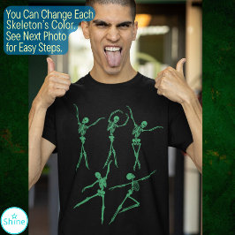 Dansad läskig skorpbildning Halloween T Shirt