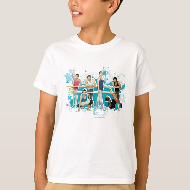 Dansakademin Cast grafiskt T-shirt (Framsida)
