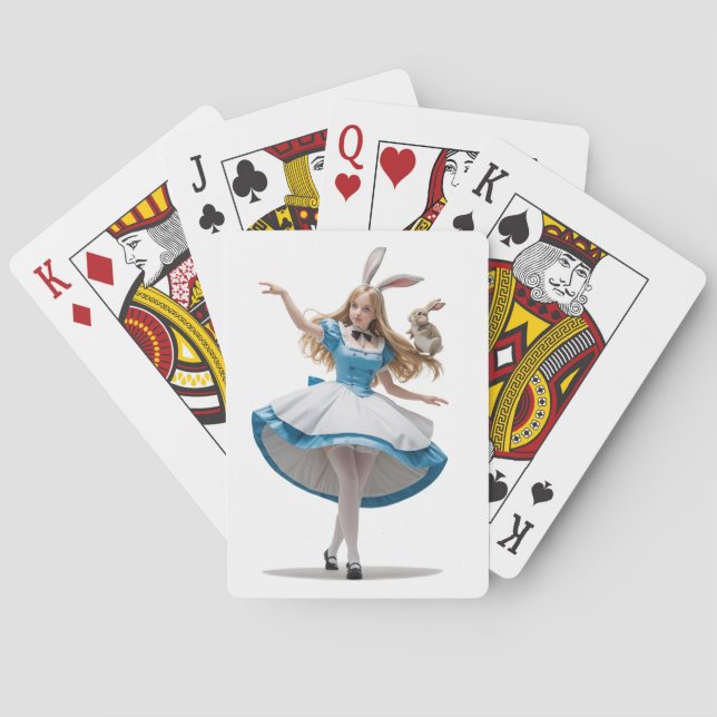 Dansande Alice Casinokort (Baksidan)