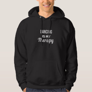 Dansande är min terapi Dans Dansare Hoodie