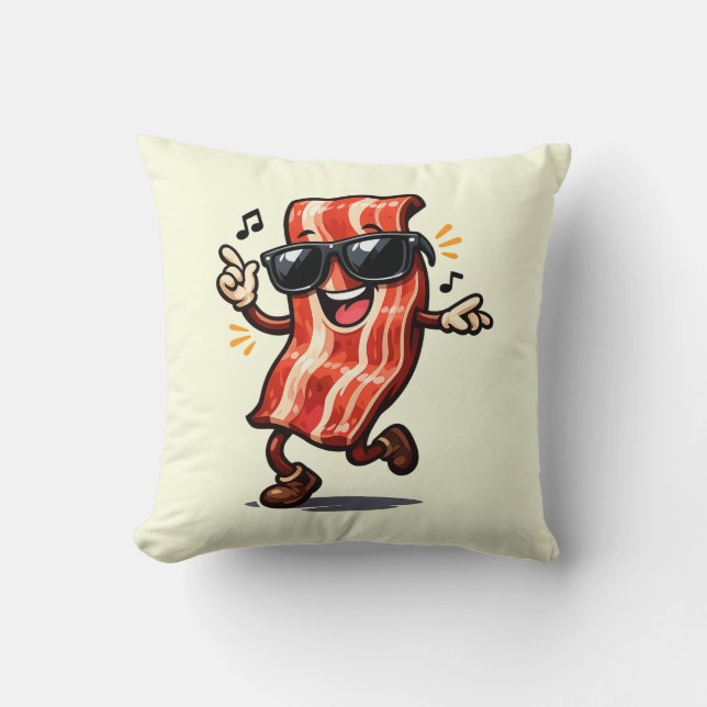 Dansande bacon kudde (Framsida)