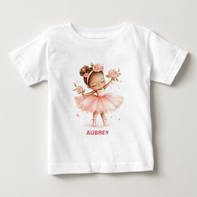 Dansande balettdansös t shirt (Framsida)