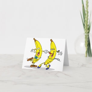 Dansande banan Notkort Kort