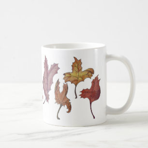 Dansande blad kaffemugg