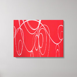 Dansande cirklar canvastryck