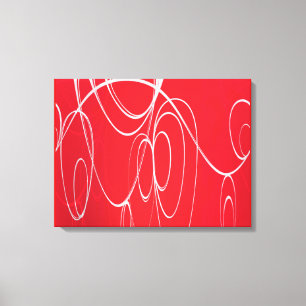 Dansande cirklar canvastryck