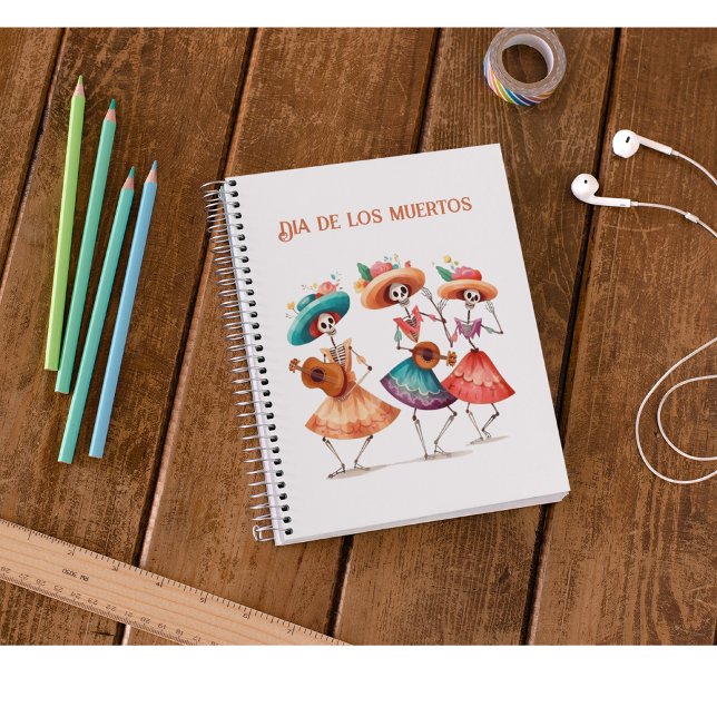 "Dansande död", anpassningsbar Anteckningsbok (Skapare uppladdad)