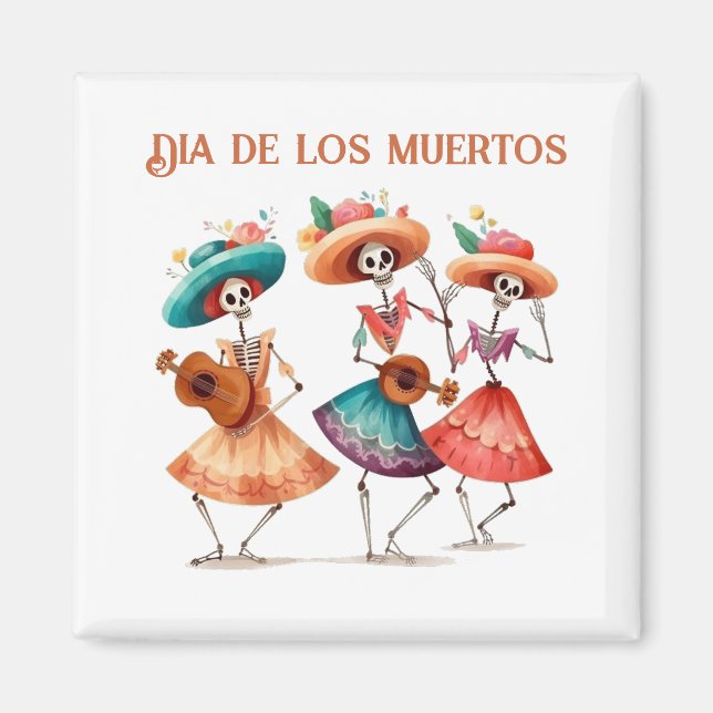 "Dansande död", anpassningsbar Magnet (Framsidan)