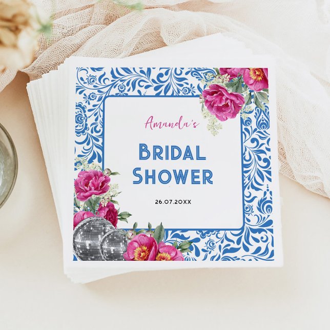 Dansande Drottning Mamma Mia Disco Bröllopsfest Pappersservett (Skapare uppladdad)