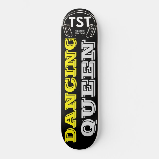 DANSANDE DROTTNING Skateboard (Framsida)