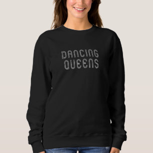 Dansande Drottningar Disco Brud Retro Spenalös Del T Shirt