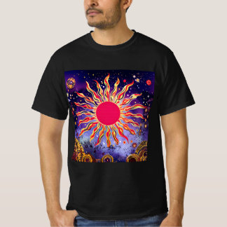 "Dansande eld på kosmos" Sol T Shirt