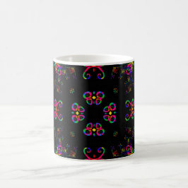 Dansande Fiesta Blommor Kaffemugg