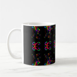 Dansande Fiesta Blommor Kaffemugg
