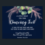 Dansande fötter flip flops bröllop pampasgräs poster<br><div class="desc">Pampas Gräs & Eukalyptus Design. För ytterligare anpassning (ändra annan text,  typsnittsfärg,  typsnittsstil),  klicka på anpassa,  scrolla ned och klicka på länken "klicka för att anpassa ytterligare". ** Kontrollera samlingen för alla matchande designer.</div>