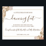 Dansande fötter Flip Flops Bröllopsmottagningsskyl Poster<br><div class="desc">Lägg till din evenemangsinformation och för ytterligare anpassning,  klicka på länken "klicka för att anpassa ytterligare". ~ Kontrollera samlingen för matchande spel,  inbjudan,  skyltar och mer ~</div>