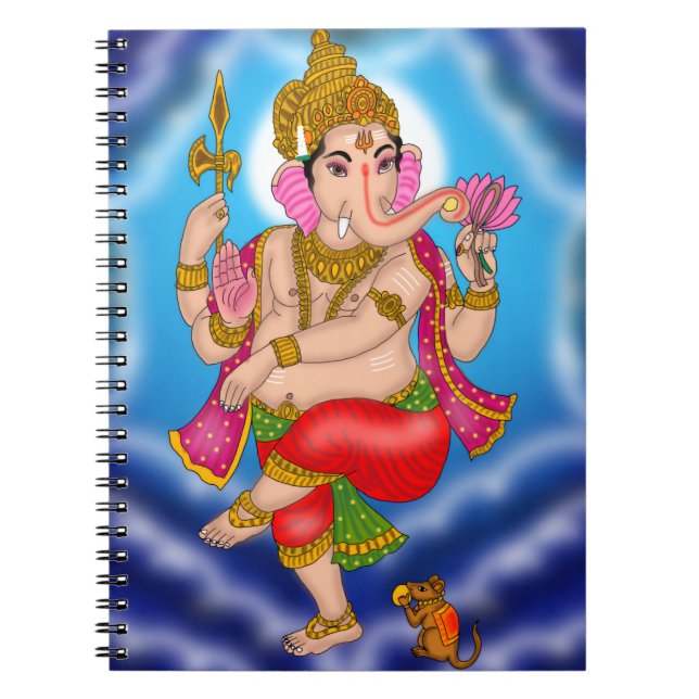 Dansande Ganesha anteckningsbok (Framsidan)