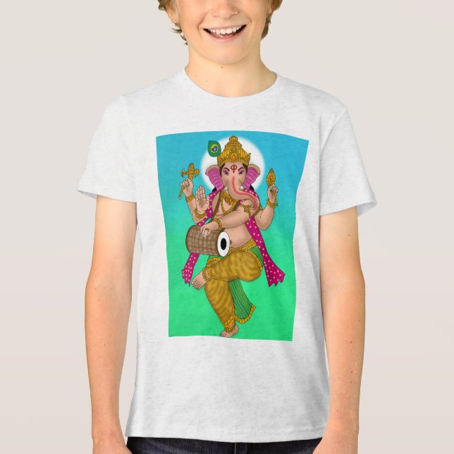 Dansande Ganesha T-Shirt (Framsida)