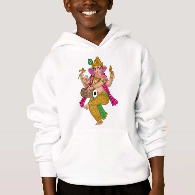 Dansande Ganesha-tröja T Shirt (Framsida)