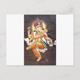 dansande Ganesha Vykort