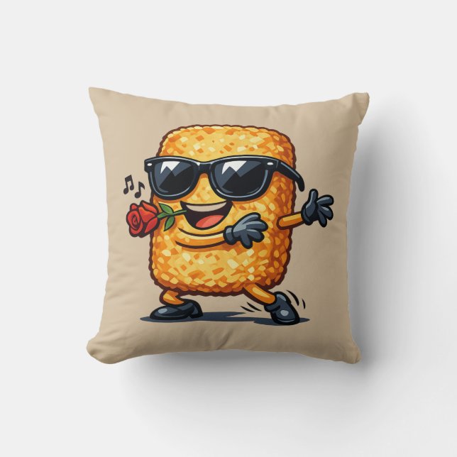 Dansande hashbrown kudde (Framsida)