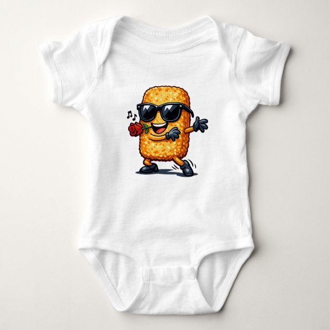 Dansande hashbrown t shirt (Framsida)
