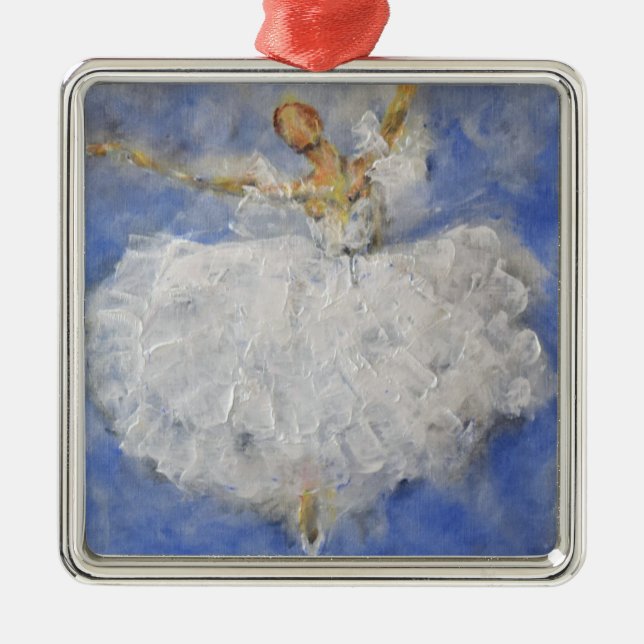 Dansande i himlen julgransprydnad metall (Framsidan)