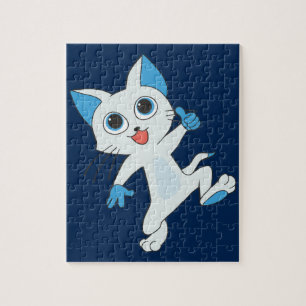 dansande kattpussel pussel