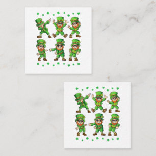Dansande Leprechauns St Patrick's Day Anteckningskort