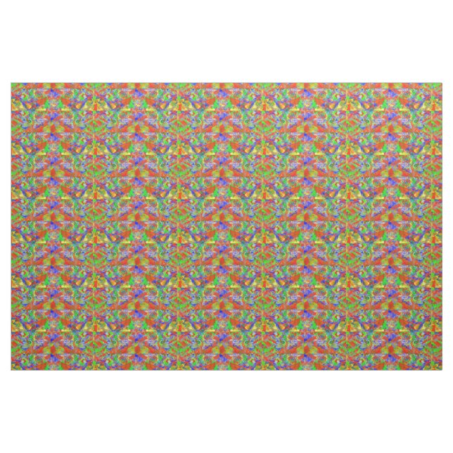 Dansande Målar Tyg (Fat Quarter)