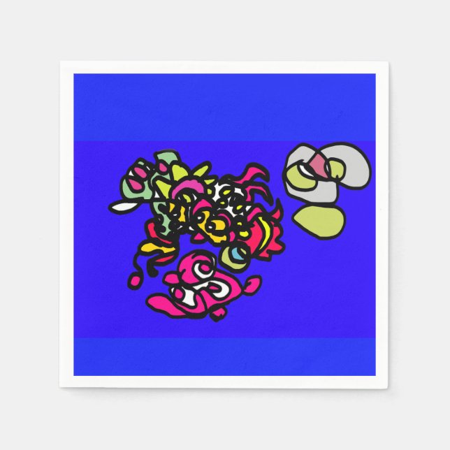 Dansande maneter  pappersservett (Framsidan)