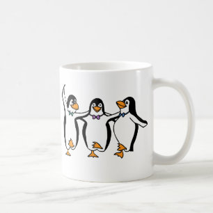 Dansande Pingviner Kaffemugg