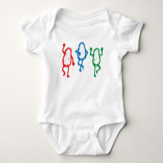 Dansande Potatisar Baby Bodysuit – Rolig och Lekfu T Shirt
