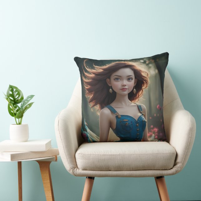 Dansande prinsessa Foto Kudd Kudde (Stol)