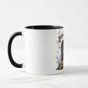 Dansande Skelett Halloween-design Mugg
