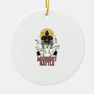 Dansande Skelett Halloween Spökhus Vintage G Julgransprydnad Keramik