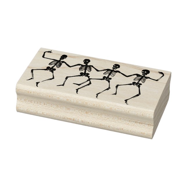 Dansande skelett stämpel (Stämpel)
