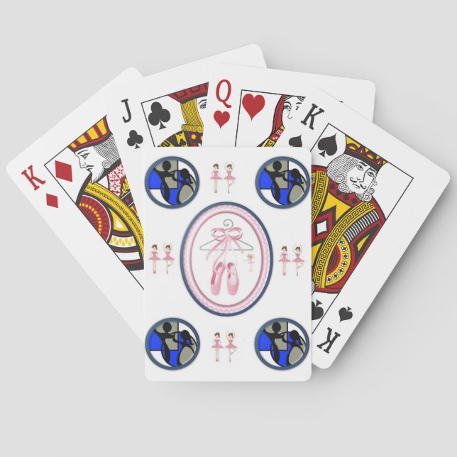 Dansande spelkortlek kortlek (Baksidan)