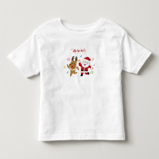 Dansande tomte och renar julfest t shirt