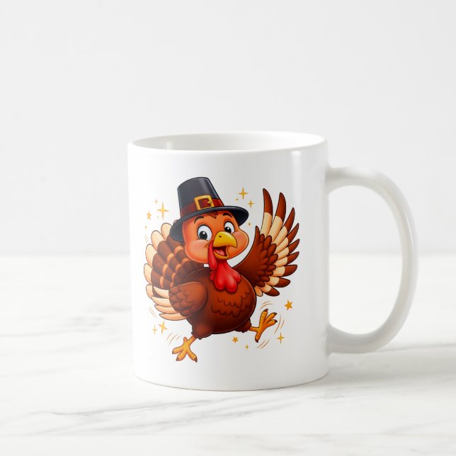 Dansande Turkiet Kaffemugg (Höger)